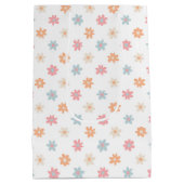 グルーヴィレトロデイジーフラワーズボホフローラ ミディアムペーパーバッグ (裏面)