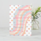 グルーヴィレトロデイジーフラワーズボホフローラ 招待状 (スタンド正面)