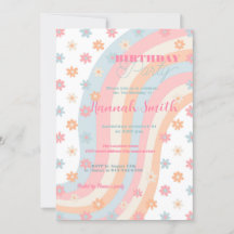 グルーヴィレトロデイジーフラワーズボホフローラ