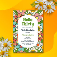 グルーヴィレトロヒッパイフラワーハローサーティ誕生日