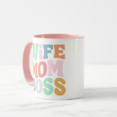 グルーヴィレトロボスレディーマムマグ マグカップ (正面左)