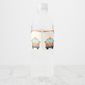 グルーヴィレトロレインボーバースデーパーティー ペットボトルラベル (裏面)