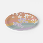 グルーヴィレトロレインボーファイブはヴィベ紙プレート ペーパープレート (アングル)