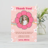 グルーヴィレトロレインボーフローラサンキューカード 招待状 (スタンド正面)