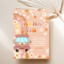 グルーヴィレトロレインボー誕生日 サンキューカード