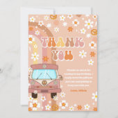 グルーヴィレトロレインボー誕生日 サンキューカード (正面)