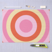 グルーヴィレトロヴィンテージ70年代サークル 薄葉紙 (クラフト)