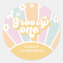 グルーヴィワンパステルレトロサンシャインデイジーボホ