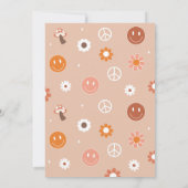 グルーヴィワンボホレトロ1st誕生日招待状 招待状 (裏面)