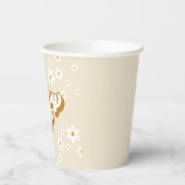 グルーヴィワンレトロデイジー1st誕生日 紙コップ (左)