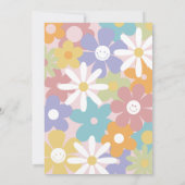 グルーヴィワン誕生日招待状 | Groovy誕生日 招待状 (裏面)