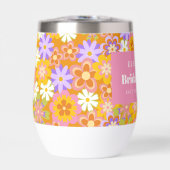 グルーヴィヴィンテージオレンジフローラブライダルシャワーカスタム (正面)