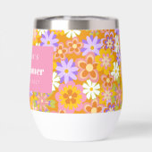 グルーヴィヴィンテージオレンジフローラブライダルシャワーカスタム (背面)