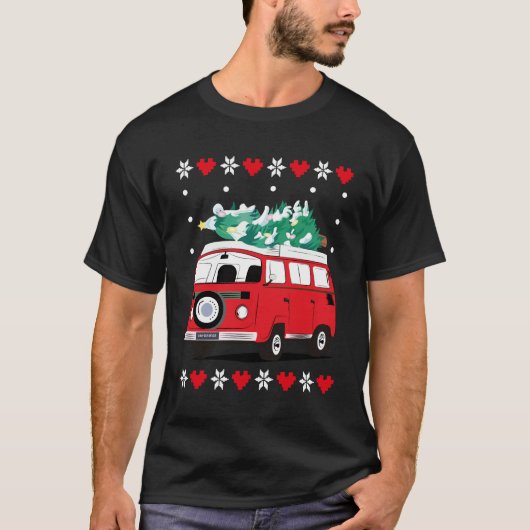 グルーヴィーなクリスマスカー Tシャツ (正面)