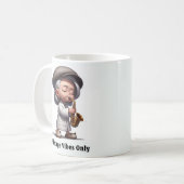 グルーヴィーなシニア・ミュージシャン伝説 コーヒーマグカップ (正面左)