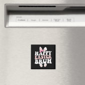 グルーヴィーなレトロイースター お兄さんウサギの卵探し マグネット (インサイチュ (食洗機))