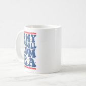 グルーヴィーな売り母チームの母の日ギフト コーヒーマグカップ (正面左)