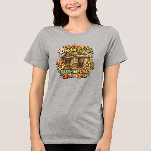 グルーヴィーな夢の小屋 トライブレンドTシャツ (正面)