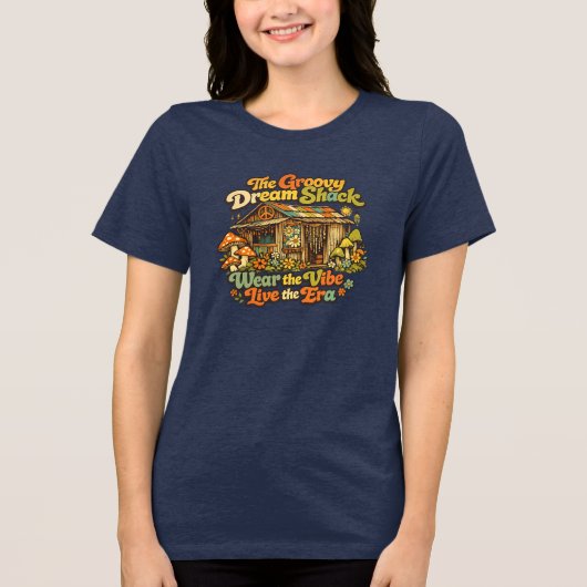 グルーヴィーな夢の小屋 トライブレンドTシャツ (正面)