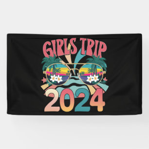 グルーヴィーな女子旅 2024 週末 夏 ビーチ 横断幕