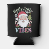 グルーヴィーキュートサンタクロースホリービベすてきスクリスマス 缶クーラー (正面)