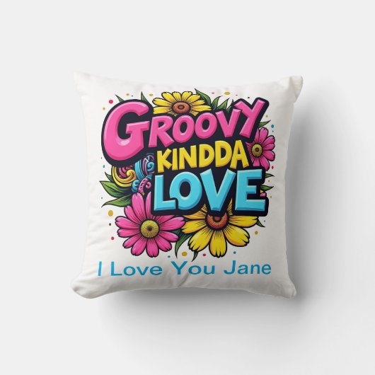 グルーヴィーキンダラブ クッション (正面)