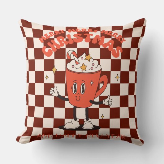 グルーヴィークリスマスデイ装飾用クッション クッション (正面)