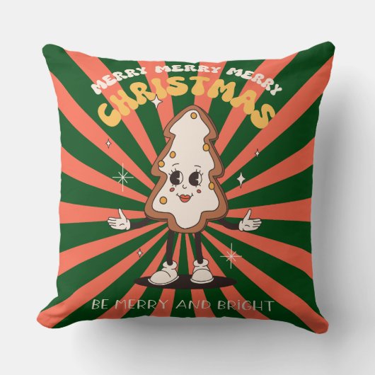 グルーヴィークリスマスデイ装飾用クッション クッション (正面)