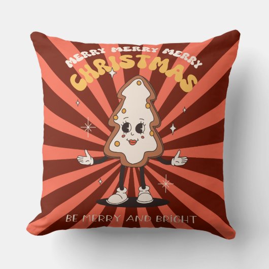 グルーヴィークリスマスデイ装飾用クッション クッション (正面)