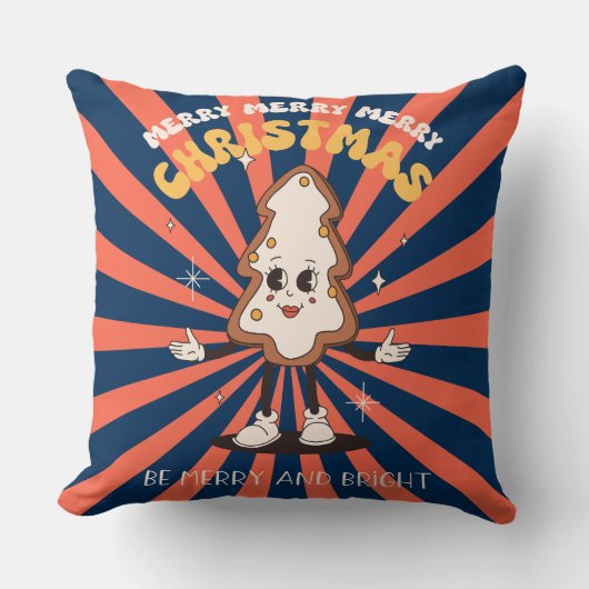 グルーヴィークリスマスデイ装飾用クッション クッション (正面)