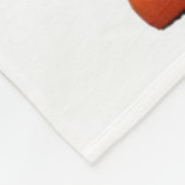 グルーヴィーグリーンカエル フリースブランケット (角)