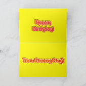 グルーヴィーハッピーバースデー! カード (内部)