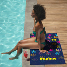 グルーヴィーヒッパイピースアンドフラワーシャワー名前をカスタムする