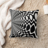 グルーヴィーピース音波模様クッション クッション (ブランケット)