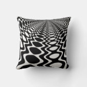 グルーヴィーピース音波模様クッション クッション (裏面)