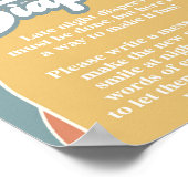 グルーヴィーレイトナイトおむつレトロサンシャインシャワー ポスター (角)