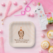 グルーヴィー子犬の誕生日パーティー ペーパープレート (パーティー)