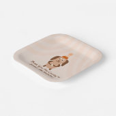 グルーヴィー子犬の誕生日パーティー ペーパープレート (傾斜あり)