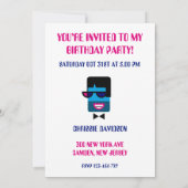 グルーヴィー・ガイ 招待状 (裏面)