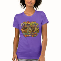 グルーヴィー・ドリーム・シャックのシグネチャー・ウィメンズVネックTシャツ
