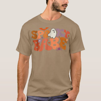 グルーヴィ不気味バーベビーブスレトロフローラ幽霊ヒッピー Tシャツ
