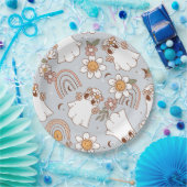 グルーヴィ幽霊ハロウィン ペーパープレート (パーティー)