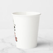 グルーヴィ幽霊レトロハロウィンツー不気味誕生日 紙コップ (左)