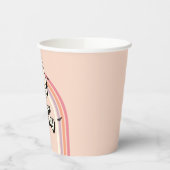 グルーヴィ幽霊レトロハロウィンツー不気味誕生日 紙コップ (左)