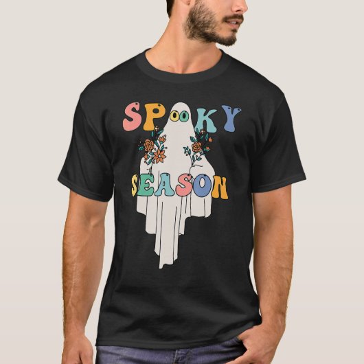グルーヴィ幽霊不気味シーズン Tシャツ (正面)