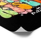 グルーヴィ彼は十字架イエス宗教的な復活祭Chを復活 ポスター (角)