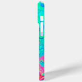 グルーヴィ抽象芸術レトロレインボーリキッドスワール Case-Mate iPhoneケース (裏面 / 左)