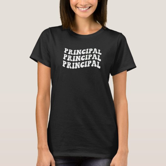 グルーヴィ最高の主エバー新学期プリンシパ Tシャツ (正面)