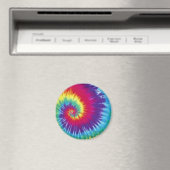 グルーヴィ絞り染めヒッピースタイル マグネット (インサイチュ (食洗機))