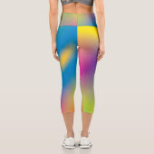 グルーヴィ絞り染め カプリレギンス (裏面)